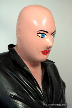 Time to get your game face on, little rubber slut.http://www.aliceinbondageland.com