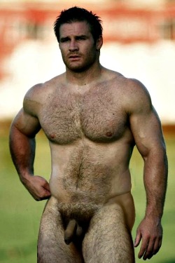 tallguyswithsmalldicks:  beareric: Cuddle Muscle Bear  This guy is pure sex and manliness