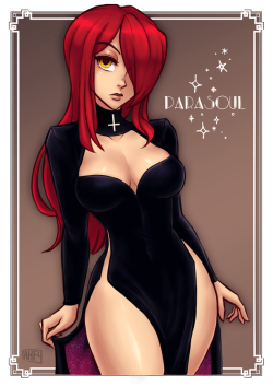 iahfy: commish of parasoul from skullgirls! making the other outfits were fun :) other variants available @ patreon  
