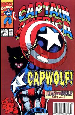 shoeburst:  Cap becomes a werewolf! 