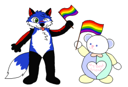 mysillycomics:  SonicFox and Bohug say gay rights