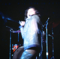 soundsof71:  Jim Morrison, The Doors, Rochester NY, March 13 1968, by Bill Hosley.“I was in 7th grade. I bagged 7th row seats at the Eastman Theater for The Doors one concert in Rochester – at the height of their fame. I loved “When the Music’s