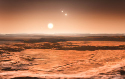 futurist-foresight:  The Gliese system is back in the news again with 3 planets in the Goldilocks zone. sagansense:   Scientists Discover System with Three Planets in Habitable Zone A team of scientists recently confirmed six, and possibly seven, planets