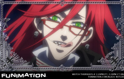 blackbutlerofficial:  Get in on the act! Sebastian and Ciel join the Noah’s Arc Circus, and we see some familiar faces return. Watch the latest episode of Black Butler - Book of Circus - right now! Click here. 