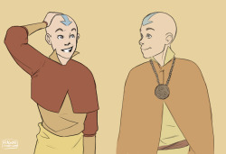 hragon:  Happy 10th anniversary, Avatar. :) When I watch the first episodes I can’t help but marvel at how they had no idea how much they were going to grow. I wanted to draw Sokka too but I ran out of time. Sorry, Sokka. :’( EDIT: Sokka has been