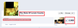 down-sizing:  stfusexists:  thesassylund:  t0risg0rawr:  SIGNAL BOOST PLEASE. yesterday, a facebook page was created titled &ldquo;The Sluts Of Lorain County&rdquo; in order to belittle women and teenage girls of Lorain County, Ohio. within less than