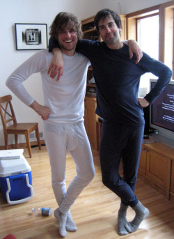 winterskins47:  Elliot and Cabot Orton in longjohns - so cute