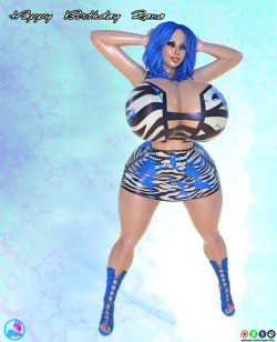   Today marks Zana&rsquo;s Birthday. I Really Wish I could have done something  better for this year if I had time, but a least you get to see her in a sexy dress. She’s a fan favorite and I hope to do more of her when I can.Happy birthday Zana  