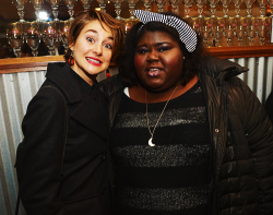  Shailene Woodley &amp; Gabourey Sidibe | Stella Artois At The Village At The Lift - 2014 Park City (Jan. 20, 2014) 