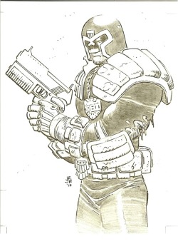 ungoliantschilde:  the Judge Dredd: Mega-City Masters 02 TPB Cover art was penciled by John Romita, Jr. and colored by Chris Blythe.