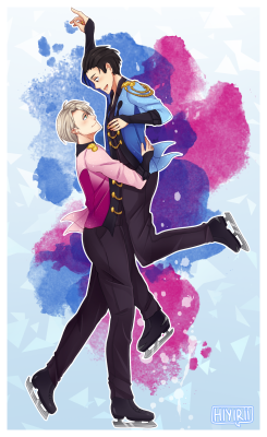 hiyirii: Stay Close to Me - Yuri On Ice Get this art in goods on my Redbubble! Just click the links below Option #1  / /  Option #2 