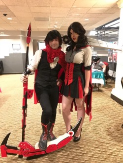 heartlessaquarius: Color schemes run in the family  Qrow Branwen: Me Ruby Rose: Xiled Cosent  A world of genderbend brought to life :’)