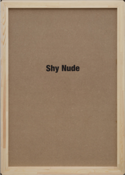   »shy nude« by fiona banner (+)  