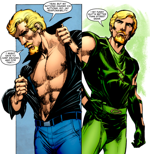dailydccomics:  classic Green Arrow fit gives me that buzzDC Retroactive: Green Lantern - The ‘70s (2011)