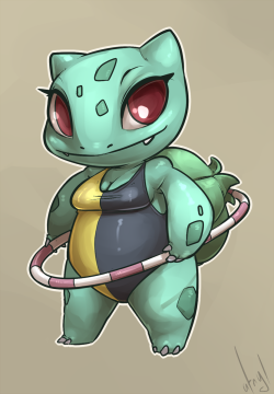 atryl:  Pokemon Anthros #1-9 The Bulbasaur line was done a few months back, but I enjoyed drawing them, so I decided to do it again with others. I will probably return to the topic some day, until then, enjoy this little set :) ———If you like my