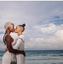 anthoeny:  lesbianfemmes: Came across their wedding pictures on Lulu.sofie (instagram) and immediately fell in love with them  