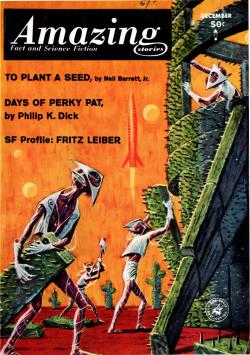 scificovers: Amazing Stories vol 37 no 12, December 1963. Cover by Ed Emshwiller illustrating “To Plant A Seed” by Neil Barrett Jr. 