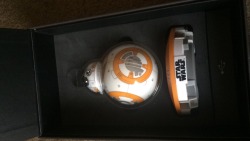 poesexual-finn:  GIVEAWAY Hey guys! This past Christmas I received two of these bb-8 app enabled droids so since I don’t have use for one of these I decided to give it to one of you! This giveaway is for one brand new BB-8 App Enabled Droid. I will