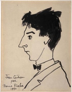 Jean Cocteau par Francis Picabia 1921 