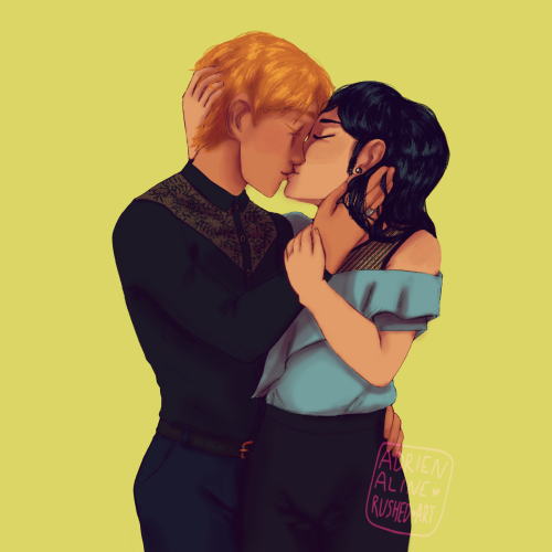 adrienaline-rushed-art:  They’re in love. Got back to working on the Chat’s Cradle pins, here’s the second design out of five. Decided to put Adrien and Marinette being their romantic selves on one pin and the kids all get their own pin… and