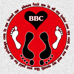 lickerofbbc:  Resistance is futile.   Welcome to the New World Order of BBC!   BREED PROUD…. BREED BLACK…… BE BLACK COCK OWNED…… I have accepted my fate and am now a slave to Big ASS Women and the  Big Black Cock Race.    slave jim ctswingerparty: