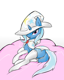 carbonshifterclopblog:15~15 The great and powerful Trixie Hope you have enjoyed the sexy ponies ^~^  x: