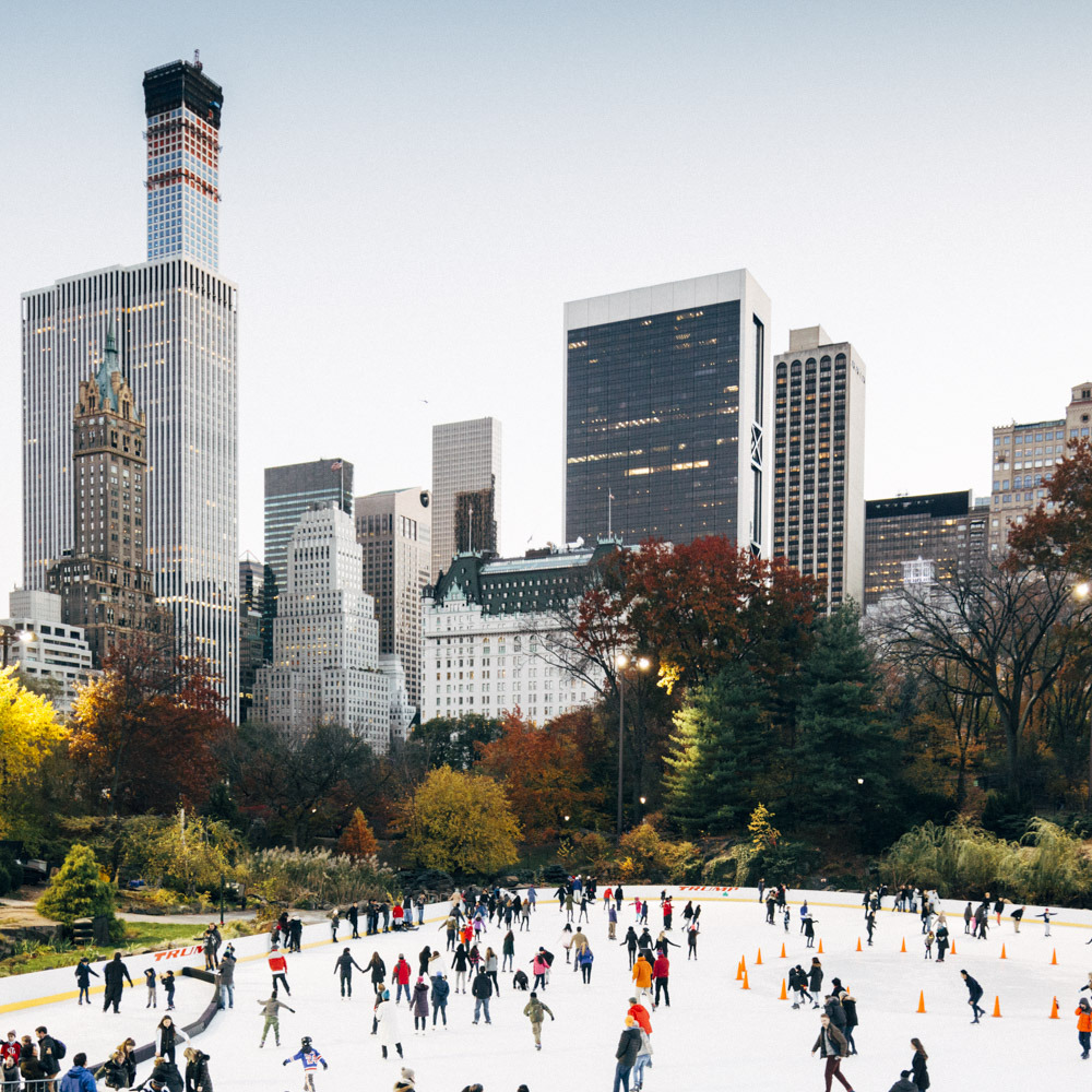 nycexplorer: Катание на коньках в Центральном парке 