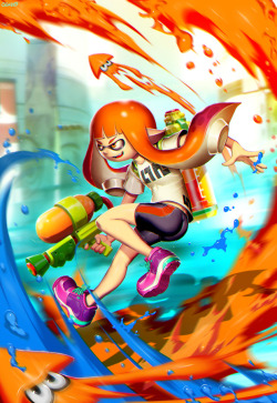genzoman:  Hi there guys! I been playing Splatoon a lot recently (not too much before because my WiiU was kidnaped by my kid and my niece T_T)I hope you like it.