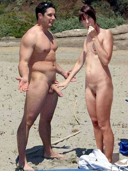 Beach sex in public