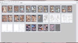 ac110:  Oban Comic Page count at 24 story boarded, this might turn into a proper doujin size thingy. I have merged all of my commissions into one project files, just easier to jump around project this way. 