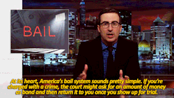 sandandglass:  Last Week Tonight s02e16John Oliver looks at the bail system in the US