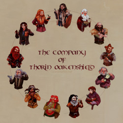 thecapturedspy:  Shh I know we’re missing Bilbo, but I’m having a dwarf situation over here. p.s. you’re gonna wanna view this in high-res 