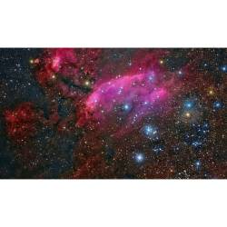 IC 4628: The Prawn Nebula #nasa #apod #eso #inaf #ic4628 #prawnnebula #emissionnebula #gas #dust #hydrogen #constellation #scorpius #universe #interstellar #milkyway #space #science #astronomy