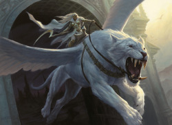 theartofmtg:  Ashen Rider || Chris Rahn  Oooh boy, i love this thing. Both because it&rsquo;s awesome (i have been playing them in my standard deck) and because the art is about 300% badass