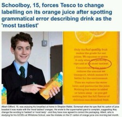 denchgang:  whichversionofyou:  insonniac:  I’m gonna kick this kid’s ass  my auntie is headteacher at the school that this kid goes to and apparently he asked to receive some sort of medal or something in assembly for this   i hope every person he