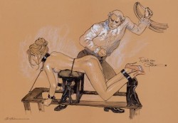 spanking-art: Art by Erich von Gotha 
