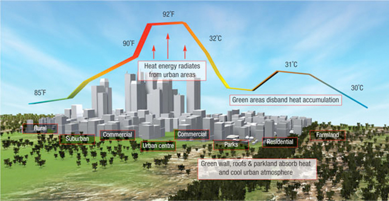 The causes and effects of the Urban heat island Effect