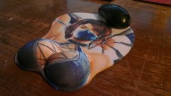 dorkly:  Mortal Kombat Mouse Pad is Well-Endowed For those lonely nights when you’ve been banished to the Friend Realm.  I&rsquo;d prefer Milena, but I&rsquo;ll take this 1 all the same.
