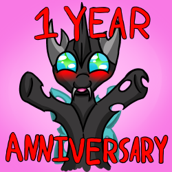 chrysalis-army:  I can not believe that i have been on tumblr for 1 year now! It is really amazing to me and after 1 year i have the amazing number of 800 followers! Now you are probably wondering “hey, am I in it?” That is quite easy to look up,
