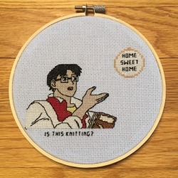 wheel-deal-stitches:  backstagestitches:  (via Meme Stitch 3)  Dedicated to all the well-meaning, ill-informed strangers who see me stitching in the wild  this is one of the most meta things that I have ever seen. the layers and experiences needed to