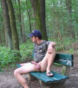 truckers-cruiser:  love to do this at rest areas. the ones rarely used  except truckers and suckers and fuckers…always roll shorts up in hand just in case.Never know when a cop might cum then again I serviced one for four years I met at a rest area.