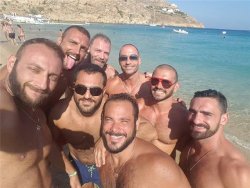 stratisxx:  Sexy daddies in Mykonos