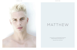 ohthentic:  satellite-mag:  MATTHEW Photography Benjamin Patterson Model Matthew Ludwinski  Oh