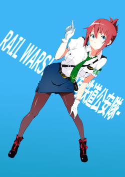 inushige:  「RAIL WARS!」/「クロ」の作品 [pixiv] #pixitail