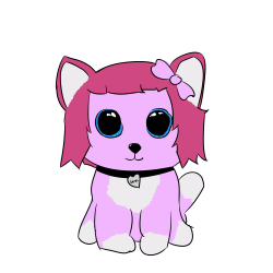 magical-girl-karenyaa:  Drew a beanie boo version of my gf’s @catnip-brownies fursona, Lexi! (go follow her she’s the best ever). It’s a little rough because I did it really quickly.   This is adorable