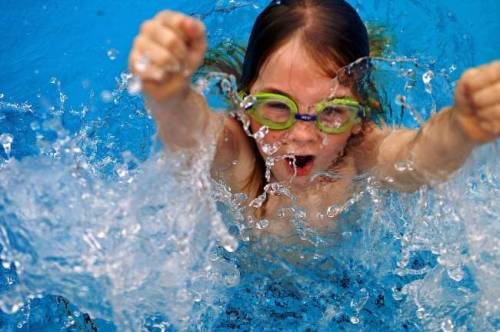 Kids summer swimming pool images