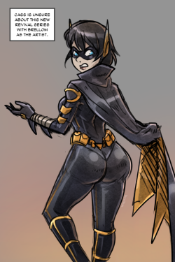 brellom: Holy superlatives, Batman! Batgirl’s been captured! I don’t draw Cassandra Cain often enough. 