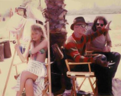 brundleflyforawhiteguy:Behind the scenes of A Nightmare on Elm Street 4: The Dream Master (1988)