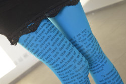 colinedesign:  New ! Sherlock Holmes Opaque Tights , Literary tights , Poetry tights , Poem Pantyhose , Stockings  