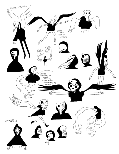 Together Again Undertaker concept art by Michael DeForge